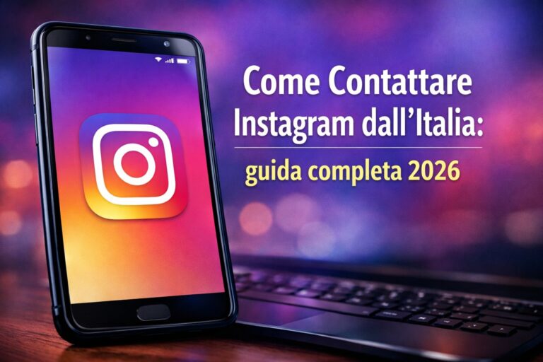 Come Contattare Instagram dall’Italia (2026): Trucchi Utili